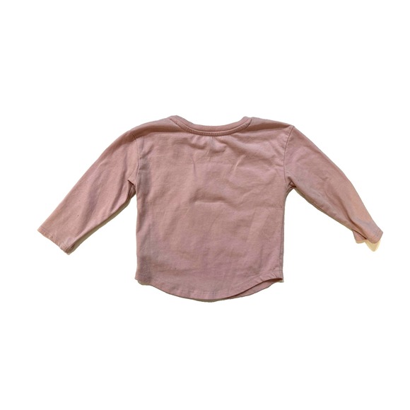 Peanuts Snoopy Shirt Toddler 2T Pink Long Sleeve Graphic Baby Gap Crewneck - Picture 5 of 5